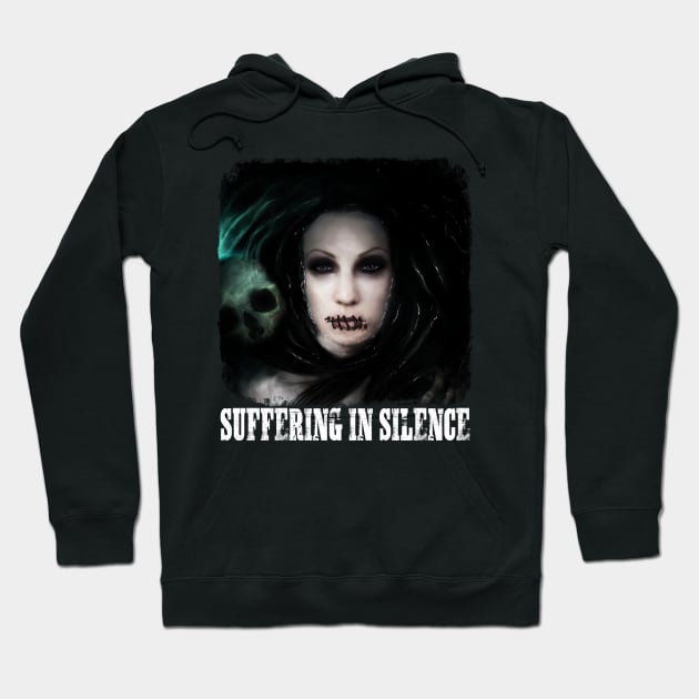 Warrborn - Suffering In Silence The Music Video Portrait Hoodie by ADCYMedia1